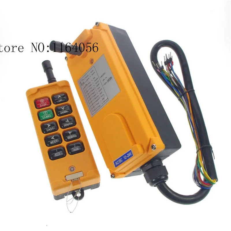 

AC220V 10 Channels Control Hoist Crane Radio Remote Control Sysem Industrial Remote Control HS-10