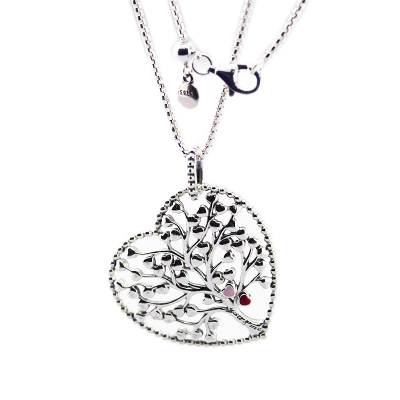 

Tree of Love Pendant & Necklace 100% 925 Sterling Silver Fine Jewelry Free Shipping