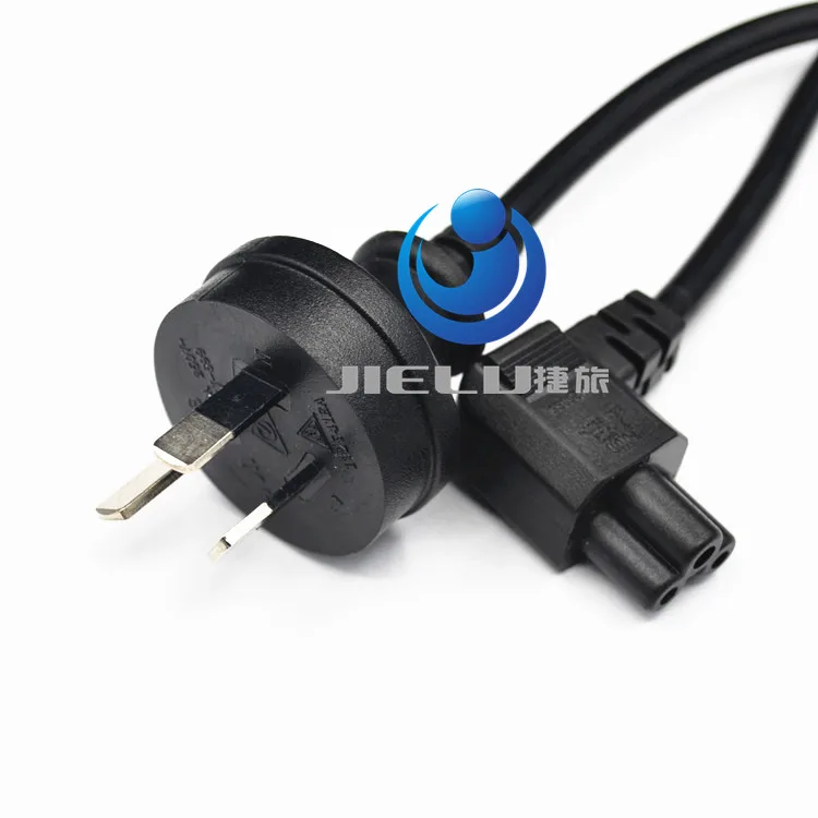 1 PCS,Australia right angled plug to IEC 320 C5 3pin Micky power lead cable 1m,