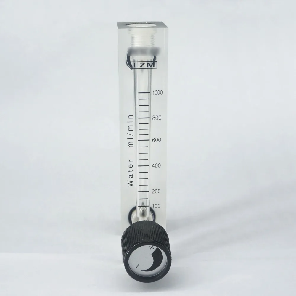 1-10 2-25 4-40 10-100 25-250 40-400 60-600 100-1000LPM LZM-6T Liquid Water Flowmeter Rotameter With Valve Fit 6/8/10/12mm Tube