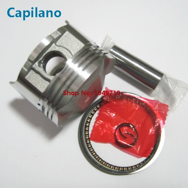 دراجة نارية VF125 مجموعة المكبس مع حلقة المكبس 56.5 مللي متر لقطع غيار المحركات Daelim 125cc VF 125 (4 مكبس صمام) #3