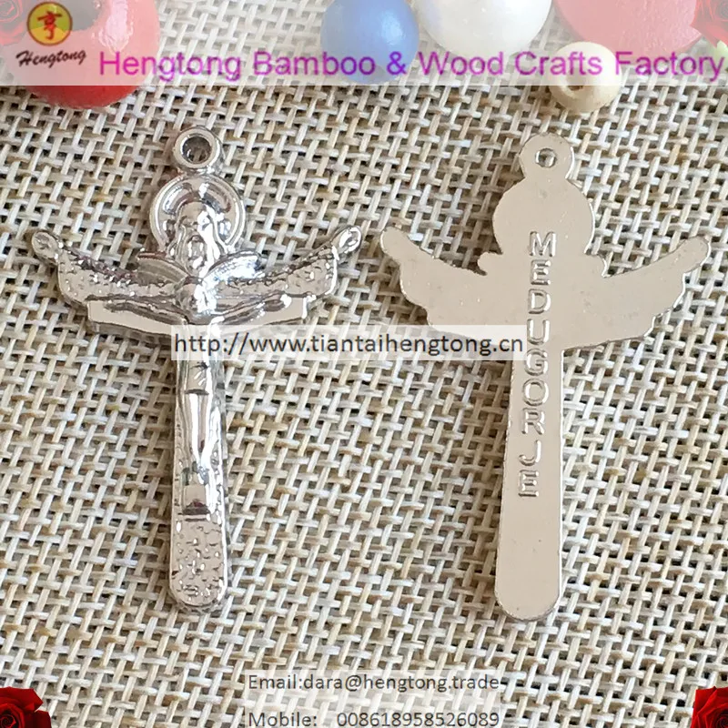 30pcs/lot religious part, catholic accessory, rosary cross, jesus crucifix, MEDUGORJE cross