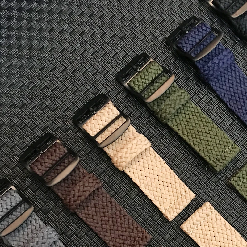 Nylon Woven Watch Band Colorful Replacement Buckle Strap For Perlon watchband 20 22mm for Xiaomi Huami Amazfit Pace Bracelet 22m