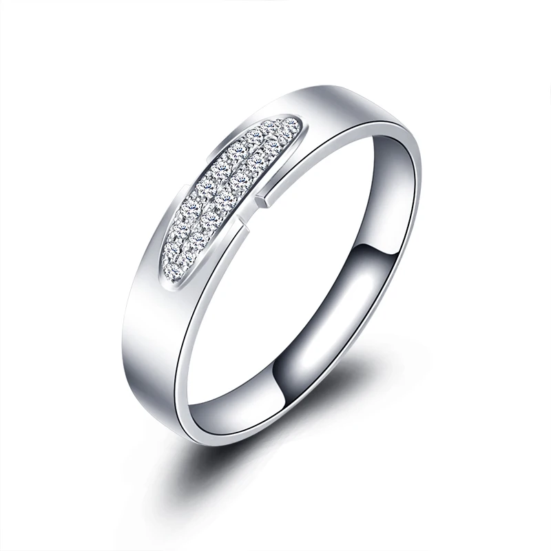 

ZHJIASHUN Genuine 0.18cttw Natural Diamond Halo Real 14k White Gold Wedding Engagement Ring For Women Jewelry