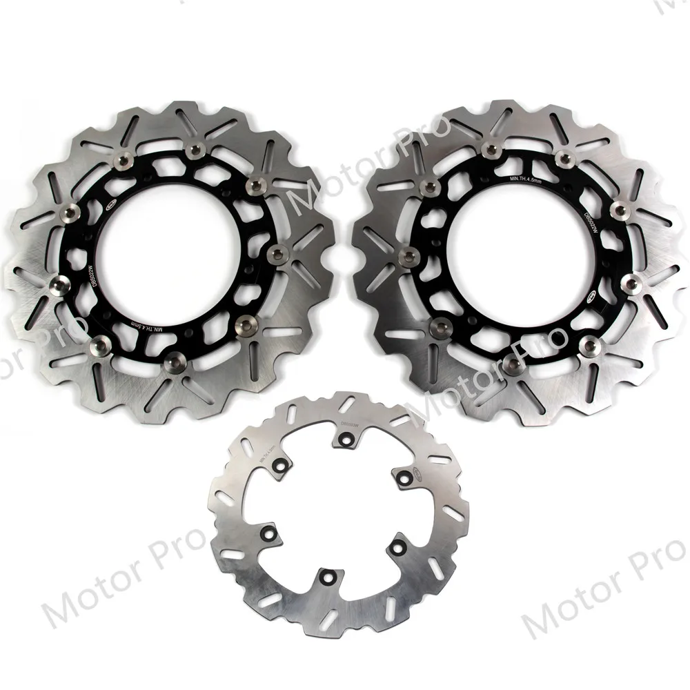 For Yamaha FZS FAZER 1000 2001 - 2005 Front Rear Brake Disc Disk Rotor Kits Motorcycle FZS1000 FAZER1000 2002 2003 2004 BLACK