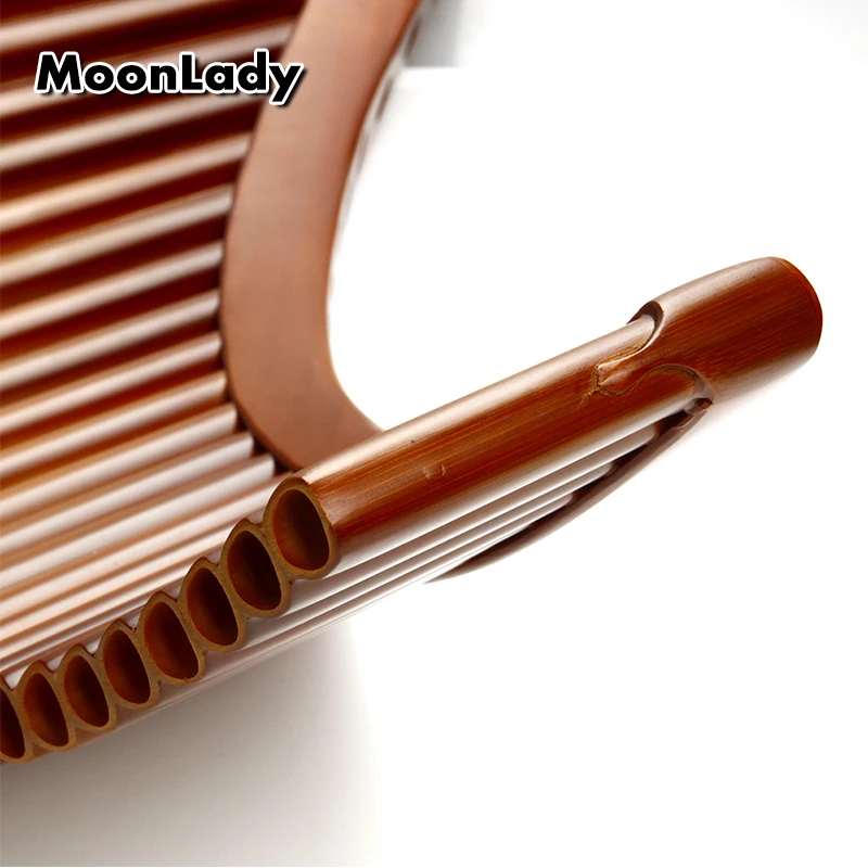 C Key Handmade Panpipes Woodwind Instrument Chinese Traditional Musical Instrument Bamboo 25 Pipes Pan Flute Pan flute