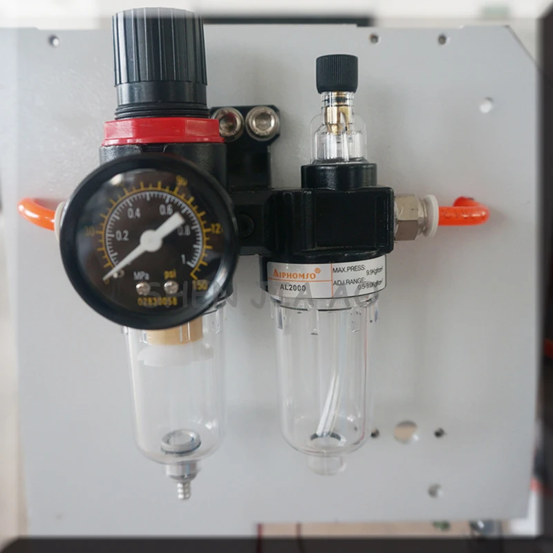 Macchina per codice di composizione pneumatica ZY-RM2-D2 data della stampante per codificatrice automatica pneumatica a doppia fila, numero di lotto 1 pz