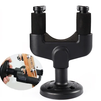 Support de suspension de guitare support mural crochet pour guitare électrique guitare acoustique mandoline ukulélé guitare support de sangle murale support