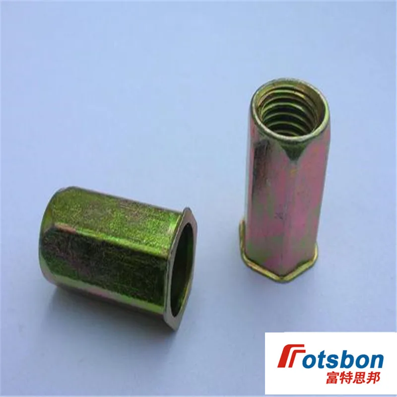 M3/M4/M5/M6/M8/M10/M12 Countersunk Hex Rivet Nuts Insert Noix Hexagon Inserti Rivnut Insertos Threaded Ecrou Tuerca Carbon Steel