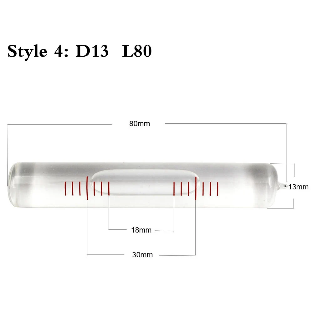 HACCURY High Precision Spirit Level Bubble Strip Spirit Level Accuracy 0.02mm/m(4\