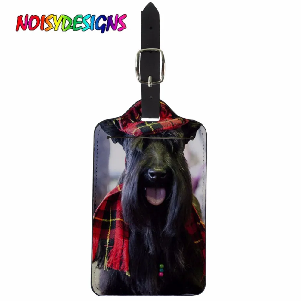 NOISYDESIGNS Suitcase Scottie Dogs Straps Travel Identifier Boarding Portable Label ID Fashion Address Baggage Luggage Tag