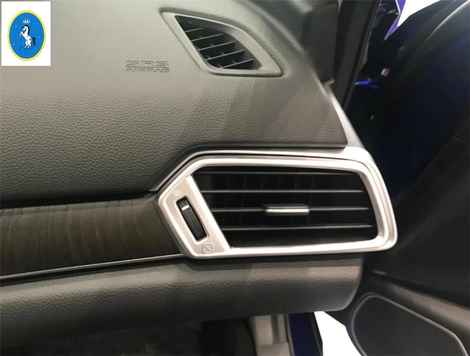 

Yimaautotrims Fit For Honda Insight 2019 ABS Auto Accessory Inside Air Conditioning AC Outlet Vent Frame Cover Trim 2 Pcs / Set