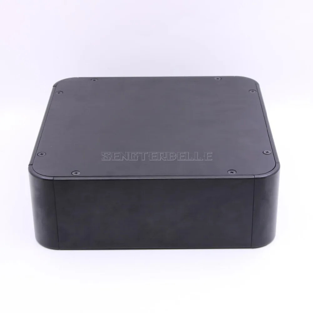 2107 Black Full Aluminum Preamplifier Enclosure Amplifier Chassis Audio Power Amp Box DIY HIFI Shell