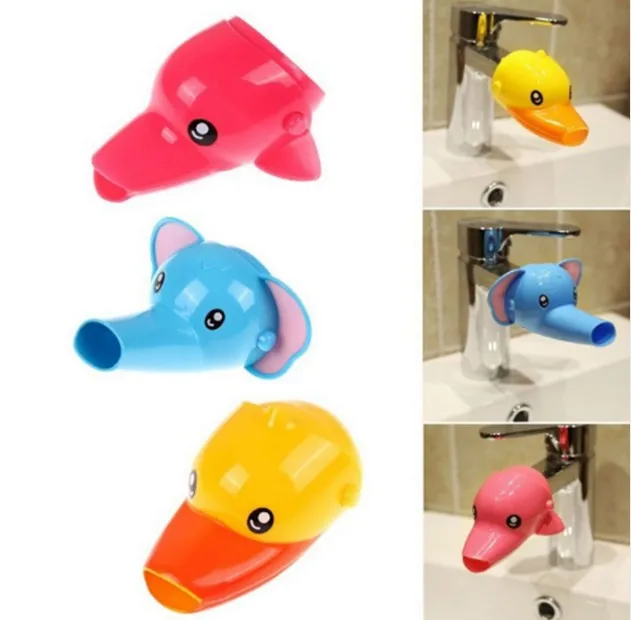 Animals Faucet Extender Baby Tubs Kids Hand Washing Bathroom Sink Gift Fashion and Convenient Housekeeping Toys