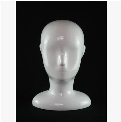 Free Shipping!! New High Quality Fashionable Gloss White Head Mannequin Head Manikin On Promotion