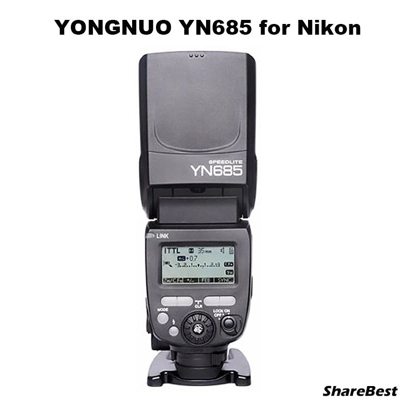 

YONGNUO i-TTL Speedlite YN685 YN685N (YN-568EX Upgraded Version) Flash for Nikon DSLR + YN622N-TX Flash Trigger