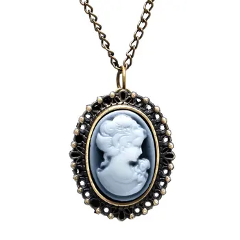 Mode Vintage dame Gentlewoman forme conception petit Quartz pendentif Fob montre de poche avec pull collier chaîne cadeau aux femmes