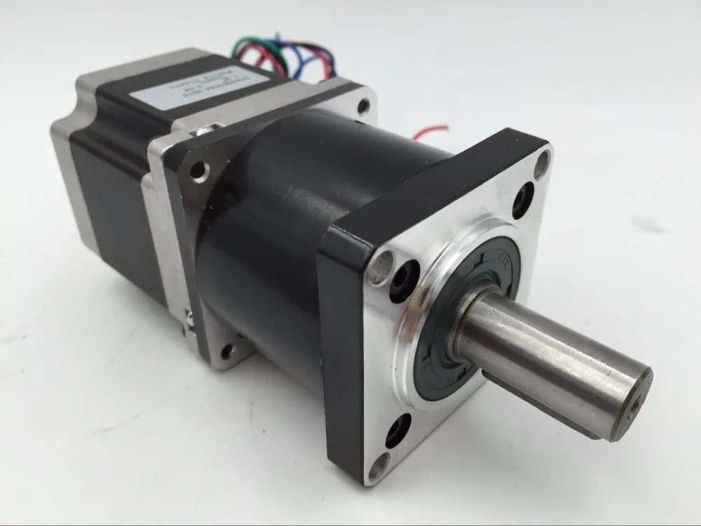 Nema23 Geared Stepping Motor Ratio 50:1 Planetary Gear Stepper Motor L76mm 3A 1.8Nm 4Leads for CNC Router