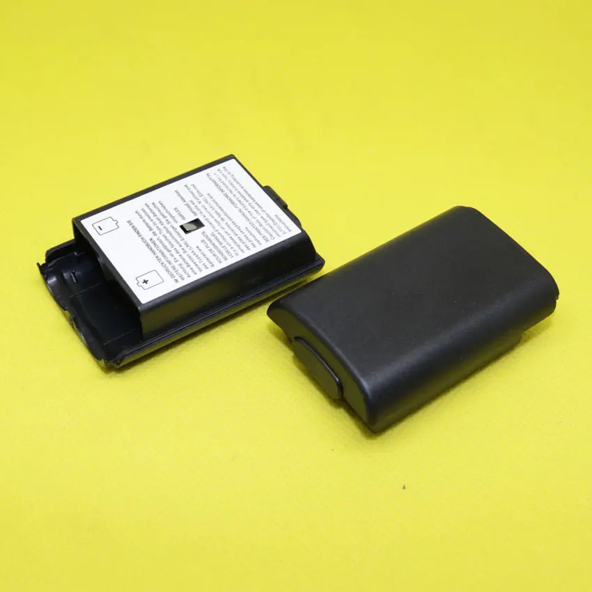 1-10 peça PARA Xbox 360 Controlador Sem Fio Cor Preto e Branco Caixa de Bateria Caso Bateria Recarregável Caixa De Armazenamento Acessórios