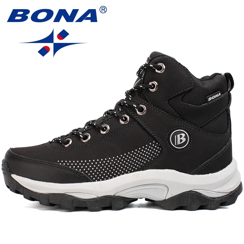 BONA yeni popüler stil kadın yürüyüş ayakkabıları açık keşfetmek çok Fundtion yürüyüş Sneakers aşınma direnci spor ayakkabılar kadınlar için