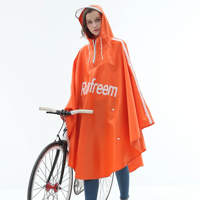 Rainfreem Bicycle Poncho Oxford Hiking Fishing Raincoat New Design Waterproof Rain Gear