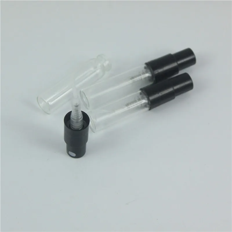 

50 шт./лот 2 мл и 3 мл мини-стеклянный флакон для парфюма, образец, флакон-распылитель, многоразовый флакон для парфюма, стеклянный флакон для парфюма