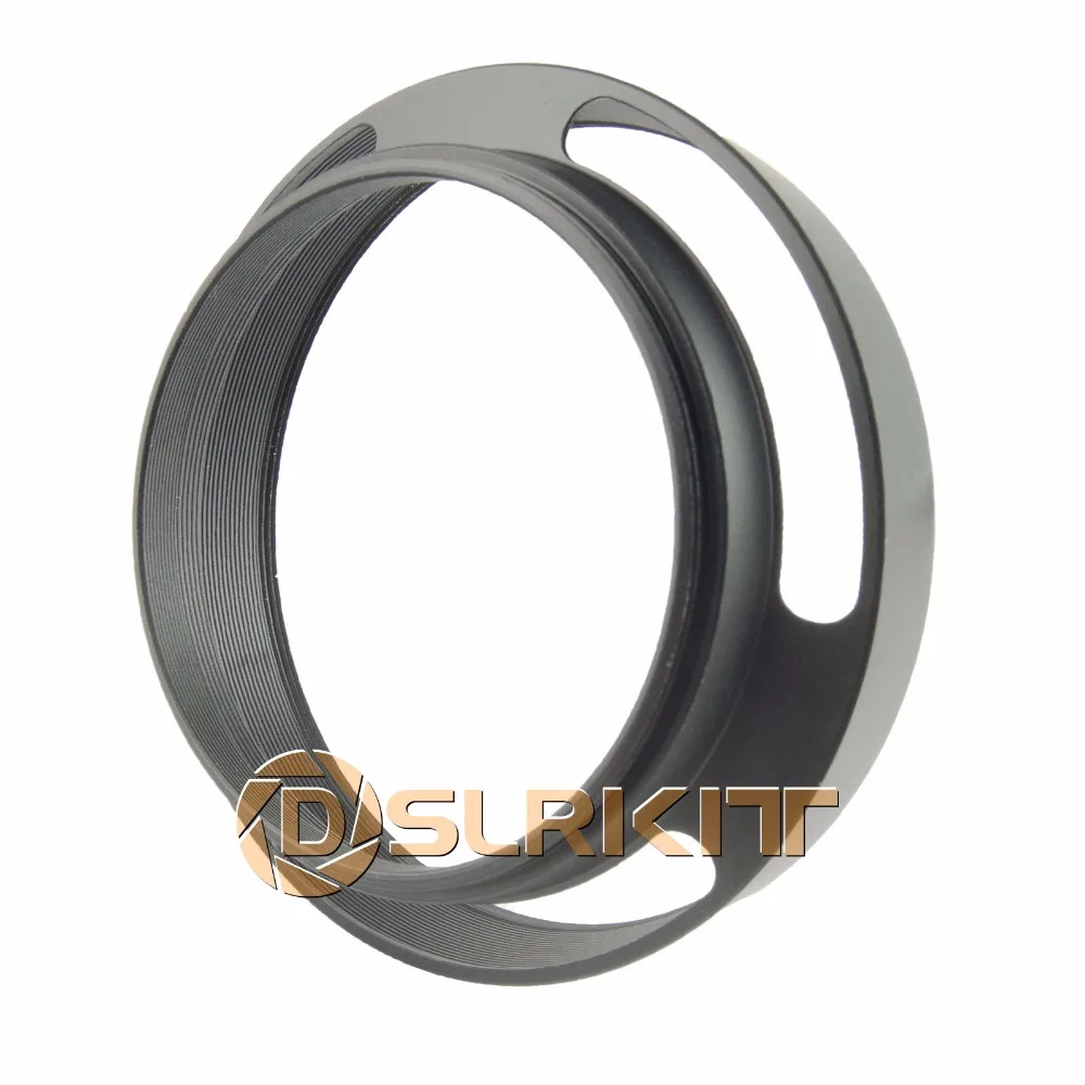 Capa de lente para canon olympus leica m conimposto, 49mm, cor preta, metal