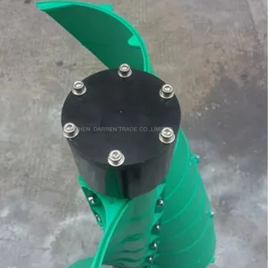 1PC 100W 수직 풍력 발전기 수직 축 소형 풍력 발전기 도로 가정용 고품질 발전기