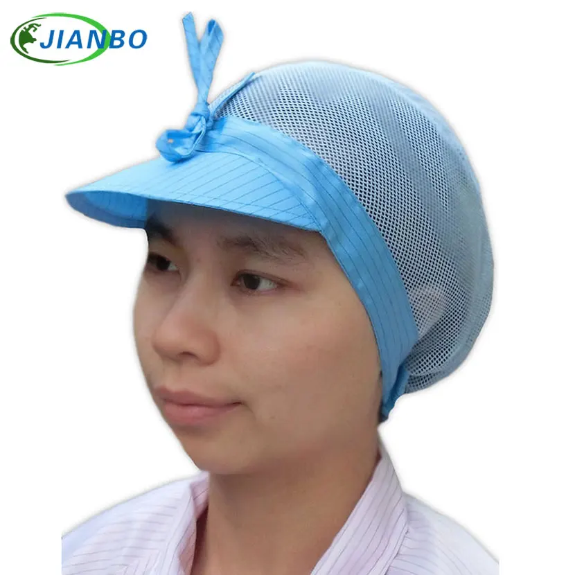 Summer Network Male Female Workers Cap Dust Shop Work Protection Food Hat Chef Cook Breathable Adjustable Catering Kitchen Cap