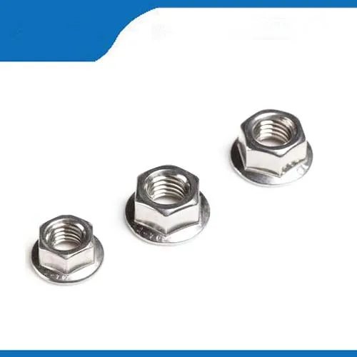 m4 nut 1000pcs 1000pcs/lot  High Quality  Factory Direct Sale DIN6923 Stainless Steel  304  M4 hex flange nut