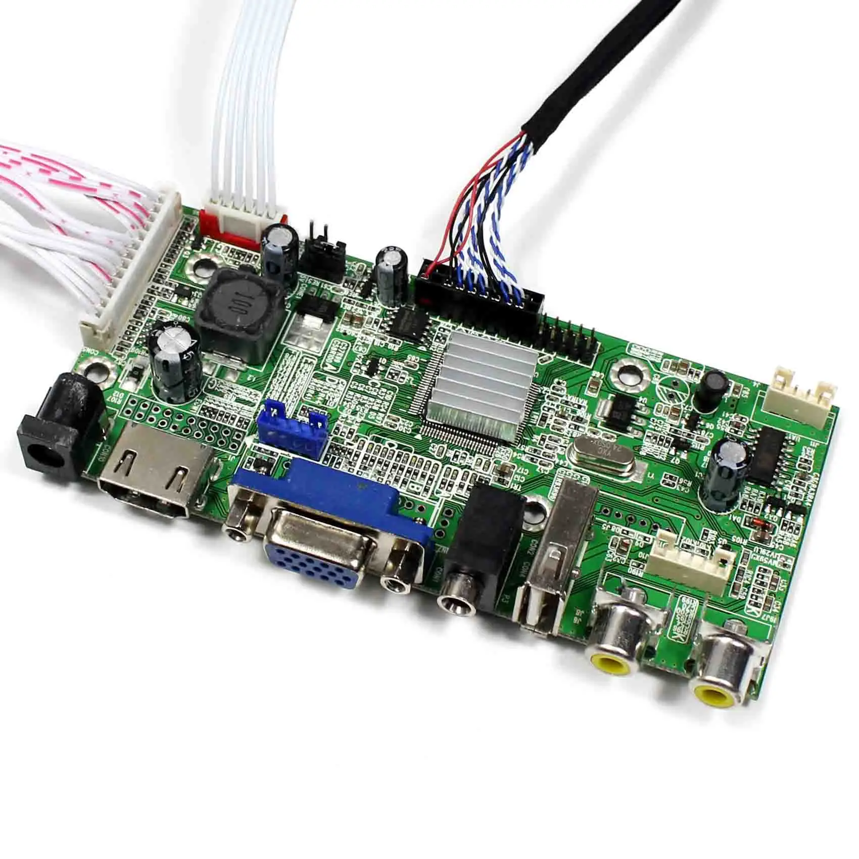 HD Serta VGA 2AV Audio USB Lcd Controller Board VS-V59AV-V1 dan 10.4 Inci VS104T-001A 800X600 Menggantikan G104SN03 V1