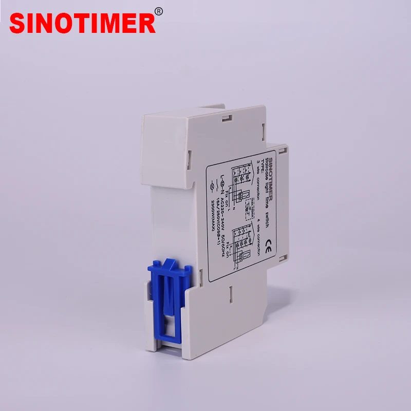 7 Minutes 20 Minutes 230VAC DIN Rail Staircase Time Switch for Staircase Lighting Controls