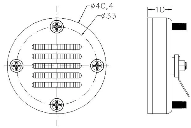 Sounerlink 2 قطعة/الوحدة الهواء الحركة محول المتكلمين مكبر الشريط AMT سيارة المتكلم 8OHM 15W