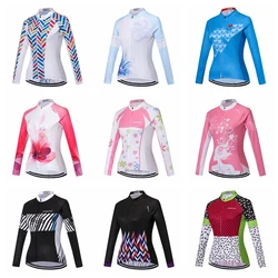 2023 Women Cycling Jerseys Long Sleeve Female MTB Top Bicycle Sportswear Clothing Bike Shirt Cycle Clothes Ropa Ciclismo Maillot