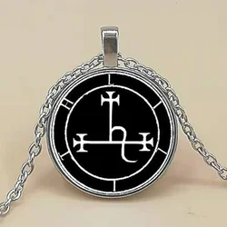 Lilith Sigil Seal Pendant Necklace Glass Photo Cabin Necklace Vision 4 Colors