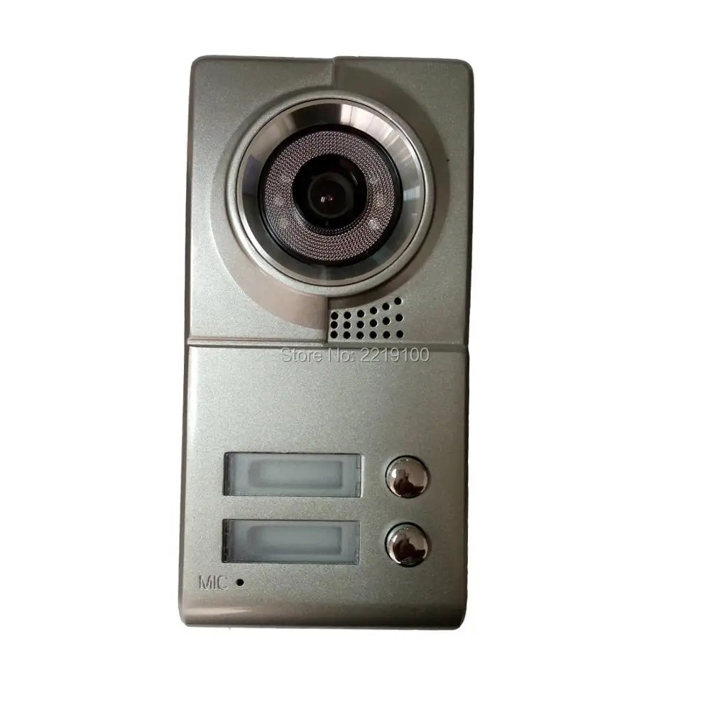 A staircase two units Wired Video Intercom Doorbell Independent House Number Call Intercom System Kit Unlock with Night Vision