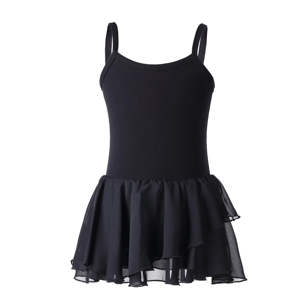 Girls Ballet Leotard Black Ballet Dress Kids Dance Bodysuit Ballerina Costume Nice Swimsuit for Ballet 3 colors Good Quality