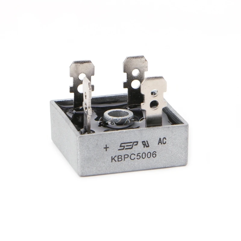 KBPC5006 Power Bridge Rectifier 50A 600V Metal Case Diode Bridge Control Single-phase Rectifiers