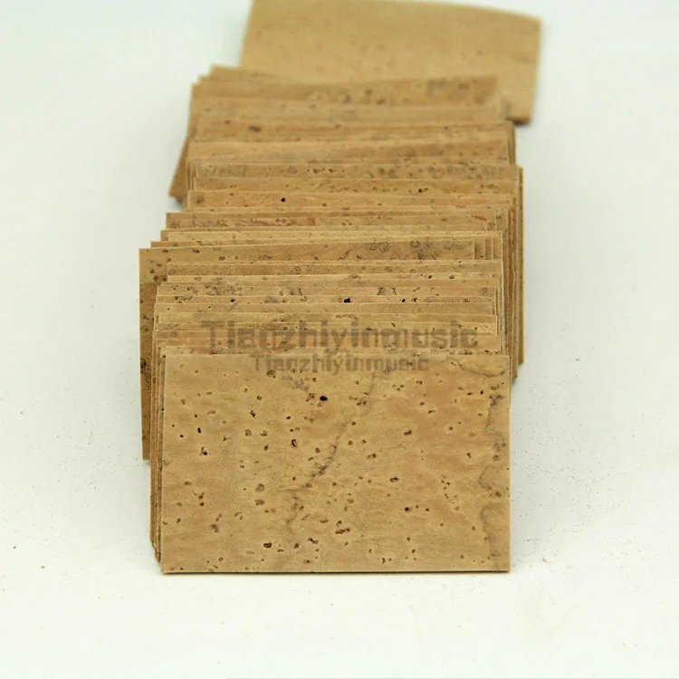 

50Pcs Natural Sax Saxophone Neck Cork Sheet 1.0mm