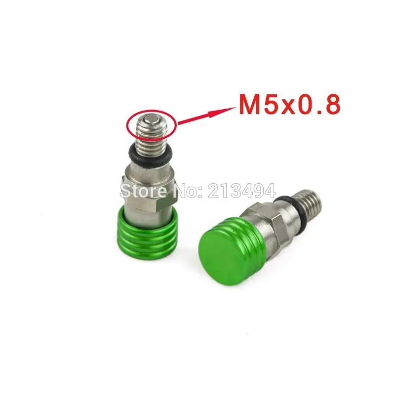 Motorcycle M5x0.8 Fork Air Bleeder For Yamaha YZ 125 250 YZ250F 400F 426F 450F TTR 225 230 250 WR250 WR250F WR450F WR400F 426F