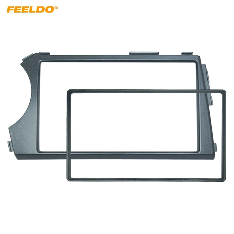 

FEELDO Автомобильная установка 2DIN Радио Стерео DVD Рамка Панель приборной панели Монтажные комплекты для SSangyong Actyon Kyron (LHD) # HQ5239
