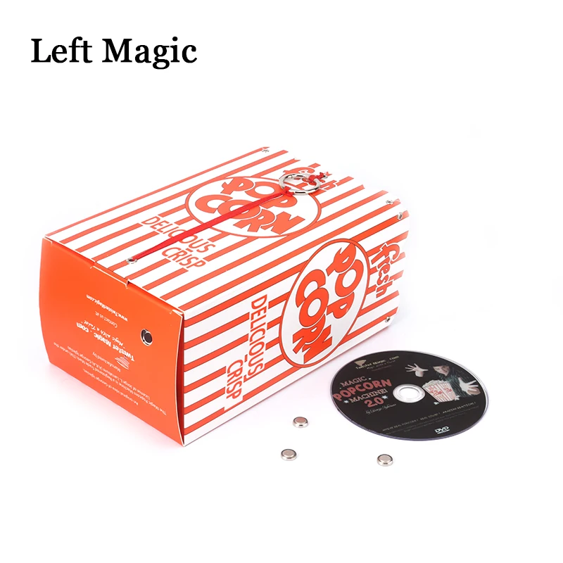 

Electronic Edition - Popcorn 2.0 Magic ( DVD + Gimmick ) Magic Tricks Appearing From Empty Box Mentalism Illusion Stage Comedy