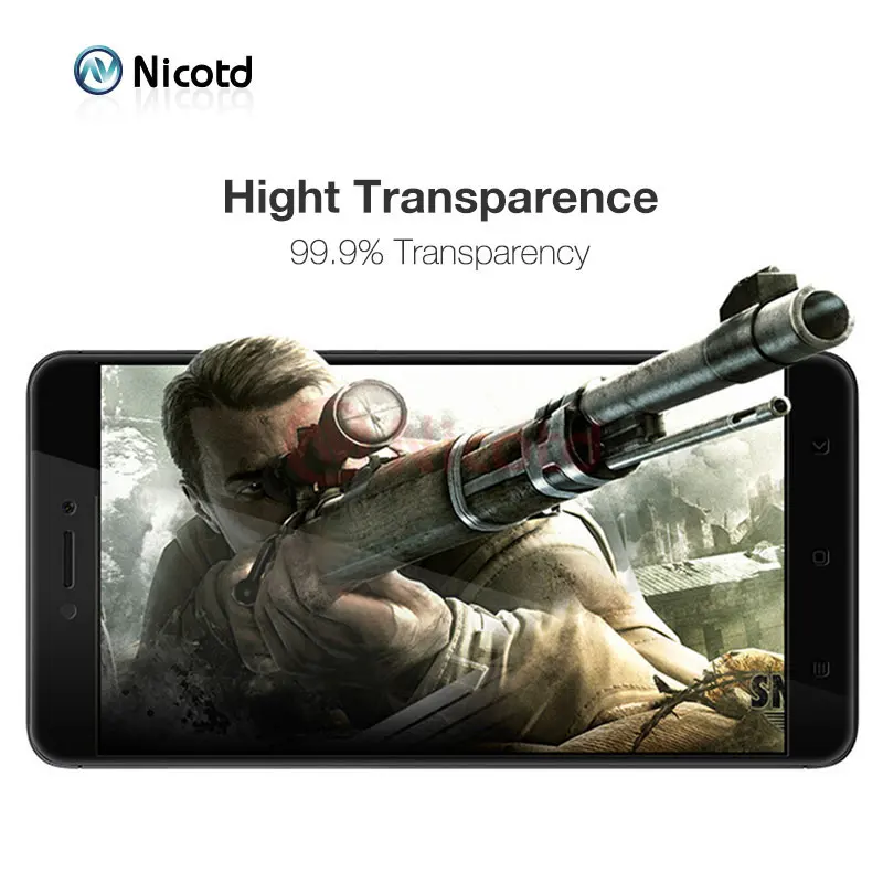 Nicotd Full Cover Tempered Glass For Xiaomi Mix 2s Note 3 5x A1 6x Screen Protector for redmi 6 pro 6A 6 lite For Xiomi Mi MAX 2