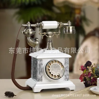 Caller ID antique telephone home fashion creative retro European rotating machine