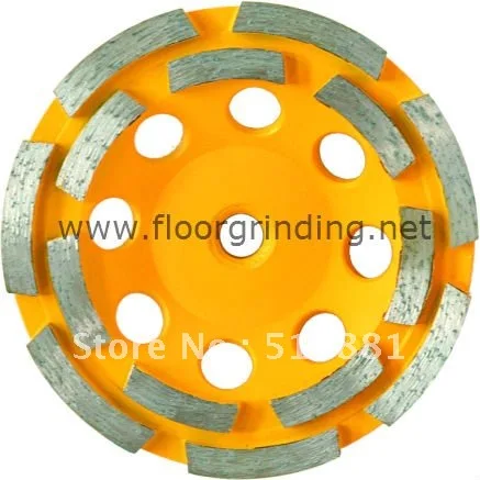 9'' NCCTEC diamond grinding CUP wheel | 230mm Concrete grinding disc plate wheel | double row disk