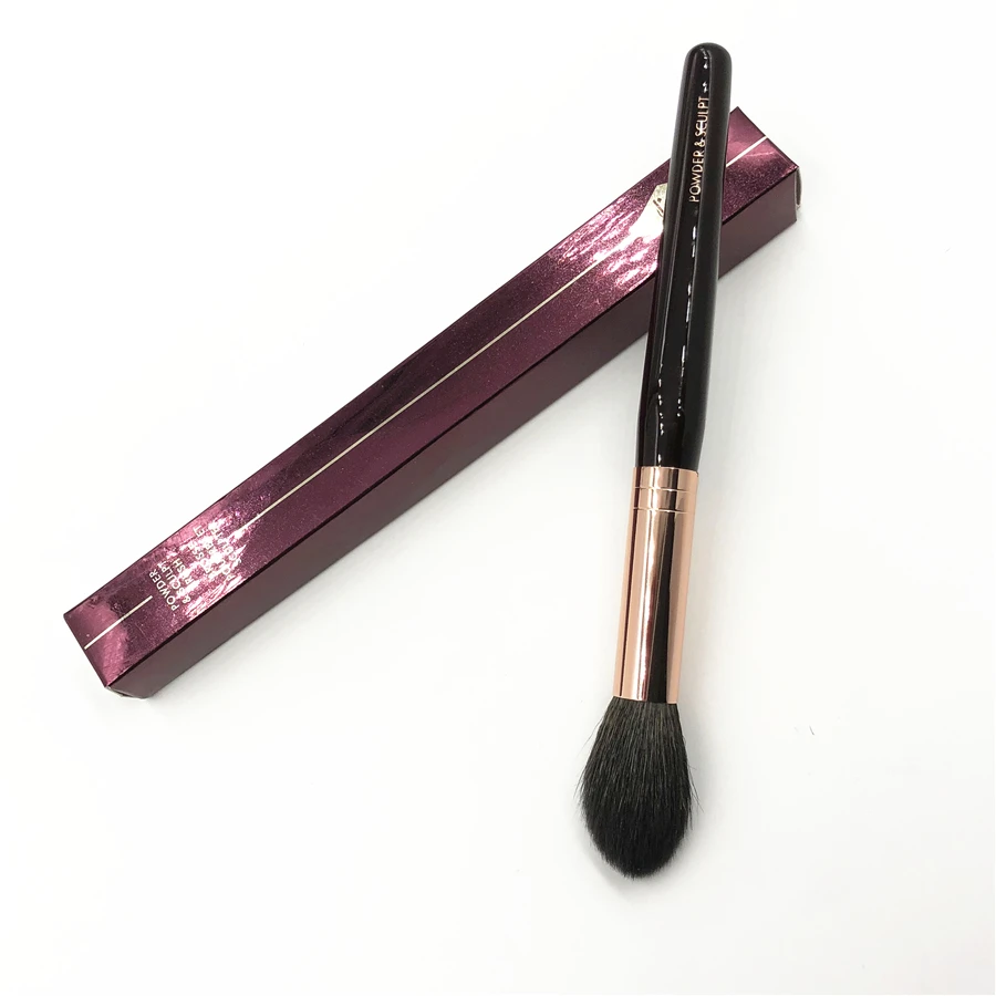 CT Brand Powder Sculpting Brush High Quality Squirrel & Goat Hair Soft Tapered Highlighter Powder Makeup Brush with Box