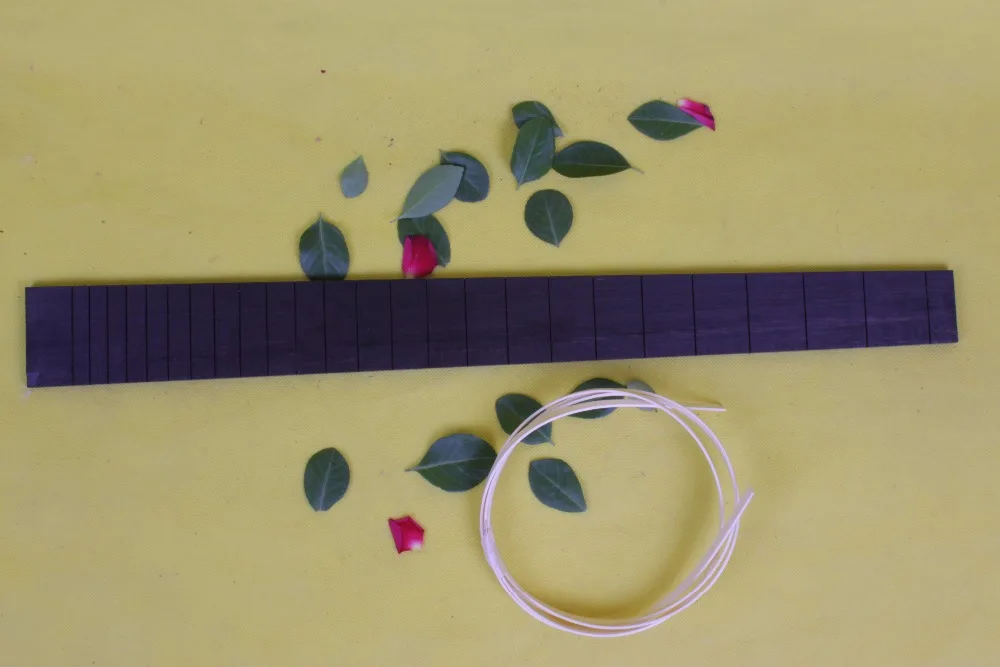 

Guitar Accessories 1 x 25.5"electric Guitar Fretboard electric guitar ebony Fretboard Parts 00-47# inlay