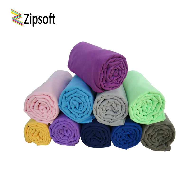 Zipsoft Microfiber Large Size Beach Towel Quick Drying Compact For Bath Gym Travel Camping Sport Hot Yoga Towel Swimwear Blanket