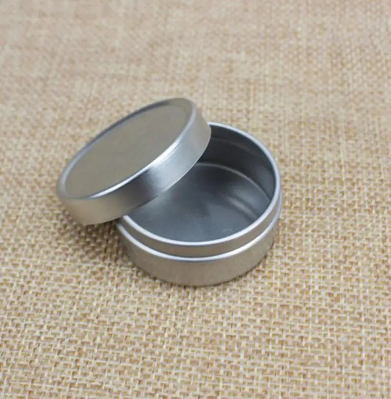 500 X 20g empty silver Aluminum cosmetic cream pot 20g metal aluminum cosmetic cream bottles / jars / container /canning