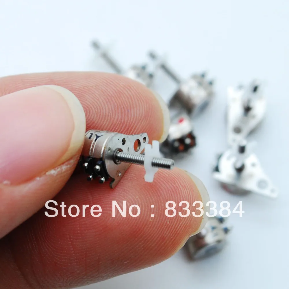 10PCS New Japan Sanyo 4 Wire 2 Phase micro stepper motor Mini stepper motor 6x4.5mm Good quality free shipping